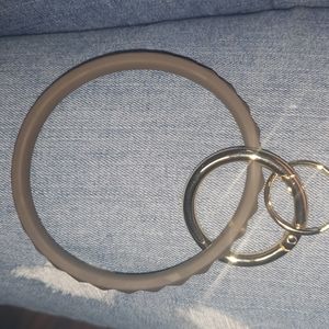 Bracelet keychain coffee brown